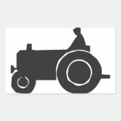 Tractor Silhouette Stickers (Voorkant)
