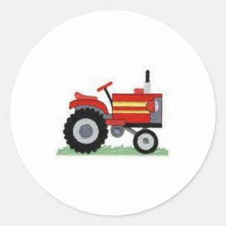 Tractor-Sticker Ronde Sticker