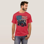 Tractor - stijl 1 t-shirt (Voorkant volledig)