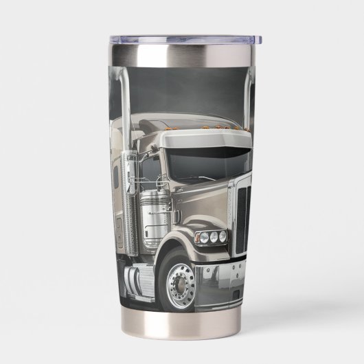 Tractor Trailer digitale print tumbler Geïsoleerde Drinkbeker (Links)