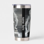 Tractor Trailer digitale print tumbler Geïsoleerde Drinkbeker (Rechts)