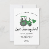 TRACTOR UITNODIGING (Voorkant)