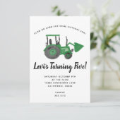 TRACTOR UITNODIGING (Staand voorkant)