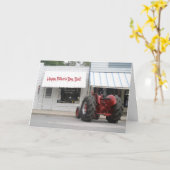 Tractor Vaderdag Kaart -- (Gele Bloem)