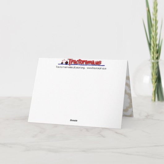 Tractor Vaderdag Kaart: Uw foto toevoegen Kaart (Achterkant)