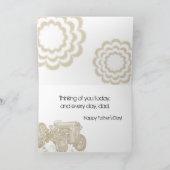 Tractor Vaderdag Kaart: Uw foto toevoegen Kaart (Binnen)