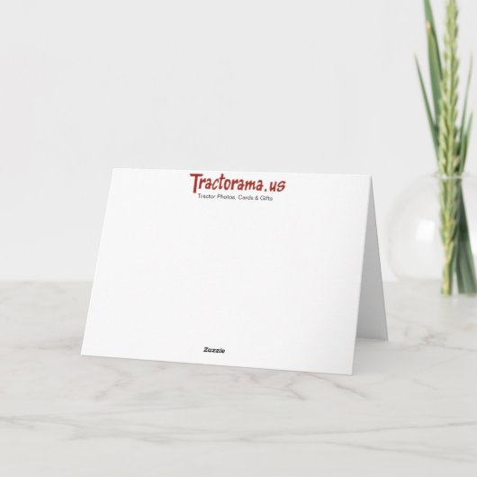 Tractor Valentijn/Verjaardag Kaart - Boerenvriend (Achterkant)