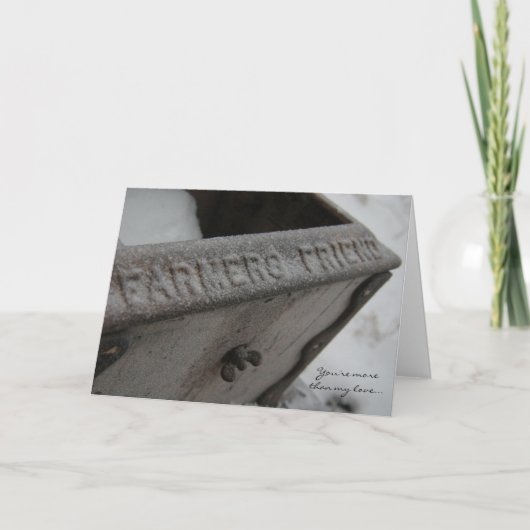 Tractor Valentijn/Verjaardag Kaart - Boerenvriend (Voorkant)