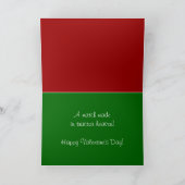 Tractor Valentine Card Feestdagen Kaart (Binnen)