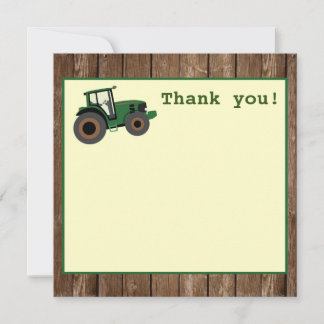 Tractor Verjaardag Bedankt, Boerderij Verjaardag Bedankkaart