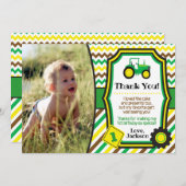 Tractor Verjaardag Dank u kaart met enveloppen (Voorkant / Achterkant)