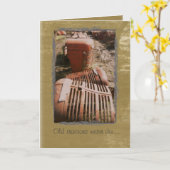 Tractor Verjaardag Kaart (Gele Bloem)