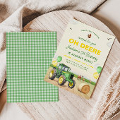 Tractor Verjaardag Uitnodiging Boerderij Verjaarda