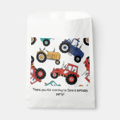 Tractor Verjaardagsfeestje Bedankzakje (Voorkant)