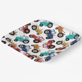 Tractor Verjaardagsfeestje Papieren Bordje (Gebogen)