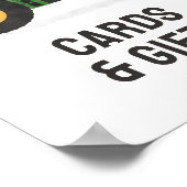 Tractor Verjaardagskaarten en Giften Teken Poster (Hoek)