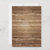 Tractor verjaardagsuitnodiging, boerderij verjaard kaart (Achterkant)