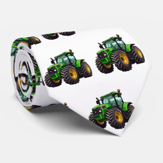 tractor voor groen Boerderij van de mannen Stropdas