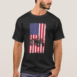 Tractor VS Vlag Boerderij Oogst Landbouw Schuur Ka T-shirt