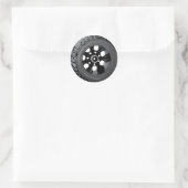 Tractorbandenveloppezegel Ronde Sticker (Tas)