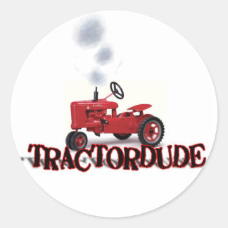 Tractorduchtstift Ronde Sticker