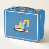 Tractoren Kinder metalen lunchbox (Achterkant)