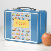 Tractoren Kinder metalen lunchbox (In situ)