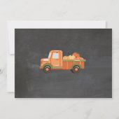 Tractoren Pompoenen Verjaardag 1e Foto's Jongens K Kaart (Achterkant)