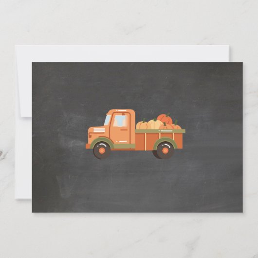 Tractoren Pompoenen Verjaardag 1e Foto's Jongens K Kaart (Achterkant)