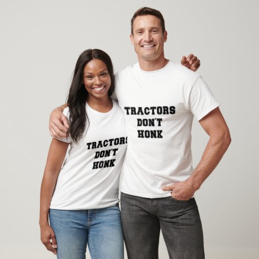 Tractoren toeteren niet t-shirt (Unisex)
