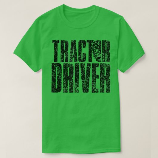 Tractoren van tractorstuurprogramma-aanhangers voo t-shirt (Design voorkant)