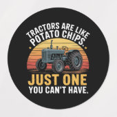 Tractoren zijn als chips labels (Design 2)
