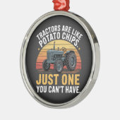 Tractoren zijn als chips metalen ornament (Links)
