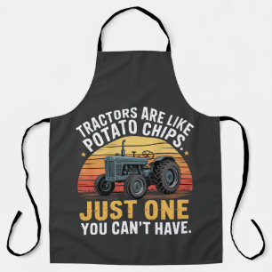 Tractoren zijn als chips schort