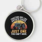 Tractoren zijn als chips sleutelhanger (Voorkant)