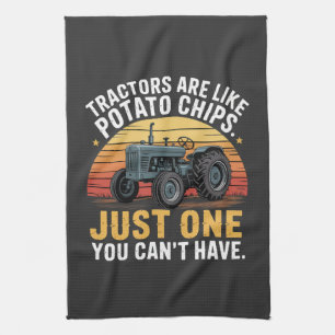 Tractoren zijn als chips theedoek