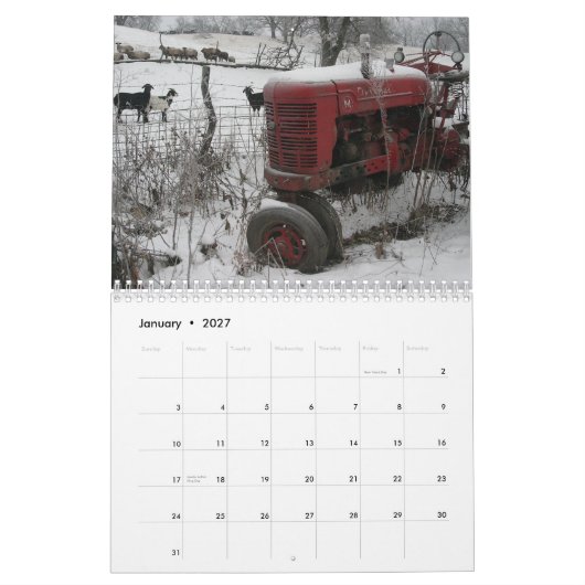 Tractorkalender: Klassieke tractoren (2013) Kalender (Jan 2027)
