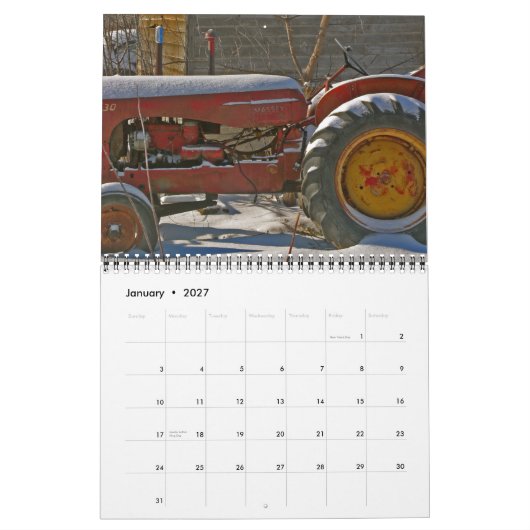 Tractorkalender: Kleurstoftractoren (2013) Kalender (Jan 2027)