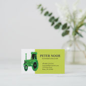 Tractorlandbouw Visitekaartje (Staand voorkant)