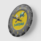 Tractorliefhebber jongensnaam kinderkamer decor Wa Ronde Klok (Hoek)