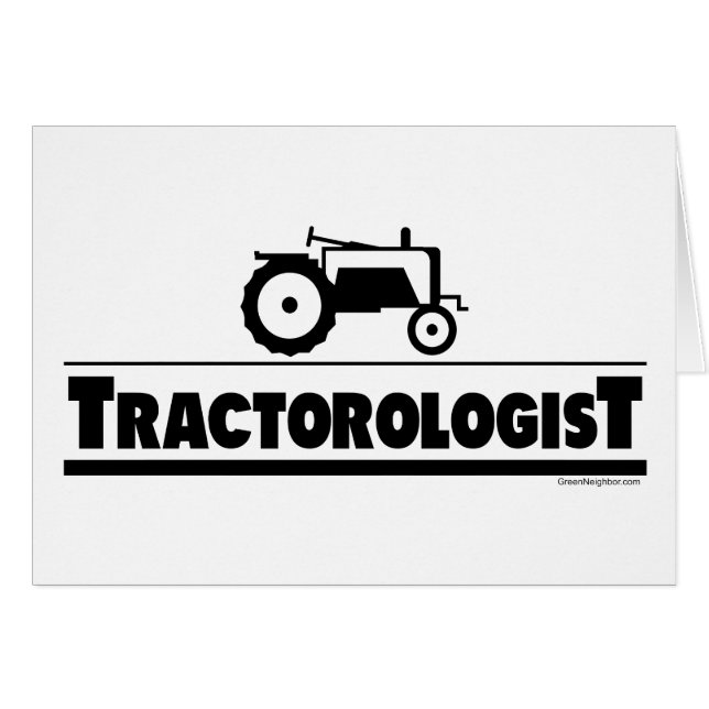 Tractoroloog - tractor (Voorkant Horizontaal)
