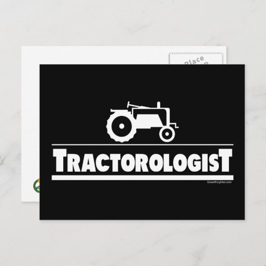 Tractoroloog - tractor briefkaart (Voorkant / Achterkant)