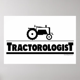 Tractoroloog - tractor poster