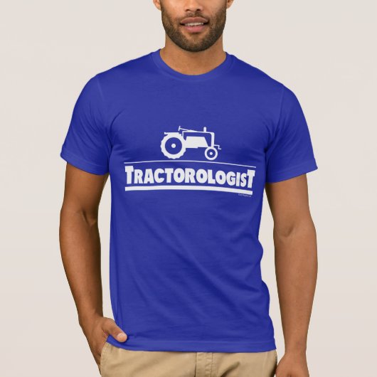 Tractoroloog - tractor t-shirt (Voorkant)