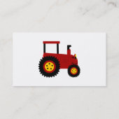 Tractorontwerp Boer Visitekaartje (Achterkant)