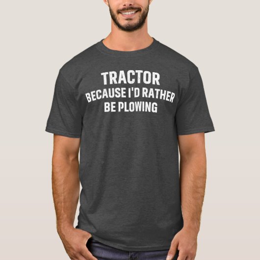 Tractorprint T-shirt (Voorkant)