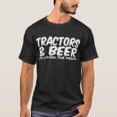TRACTORS _ BIER grappig t-shirt op feestdag (Voorkant)