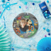 Tractors Birthday 10 Years Papieren Bordje (Feest)