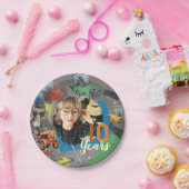 Tractors Birthday 10 Years Papieren Bordje (Feest)