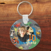 Tractors Birthday 10 Years Sleutelhanger (Voorkant)